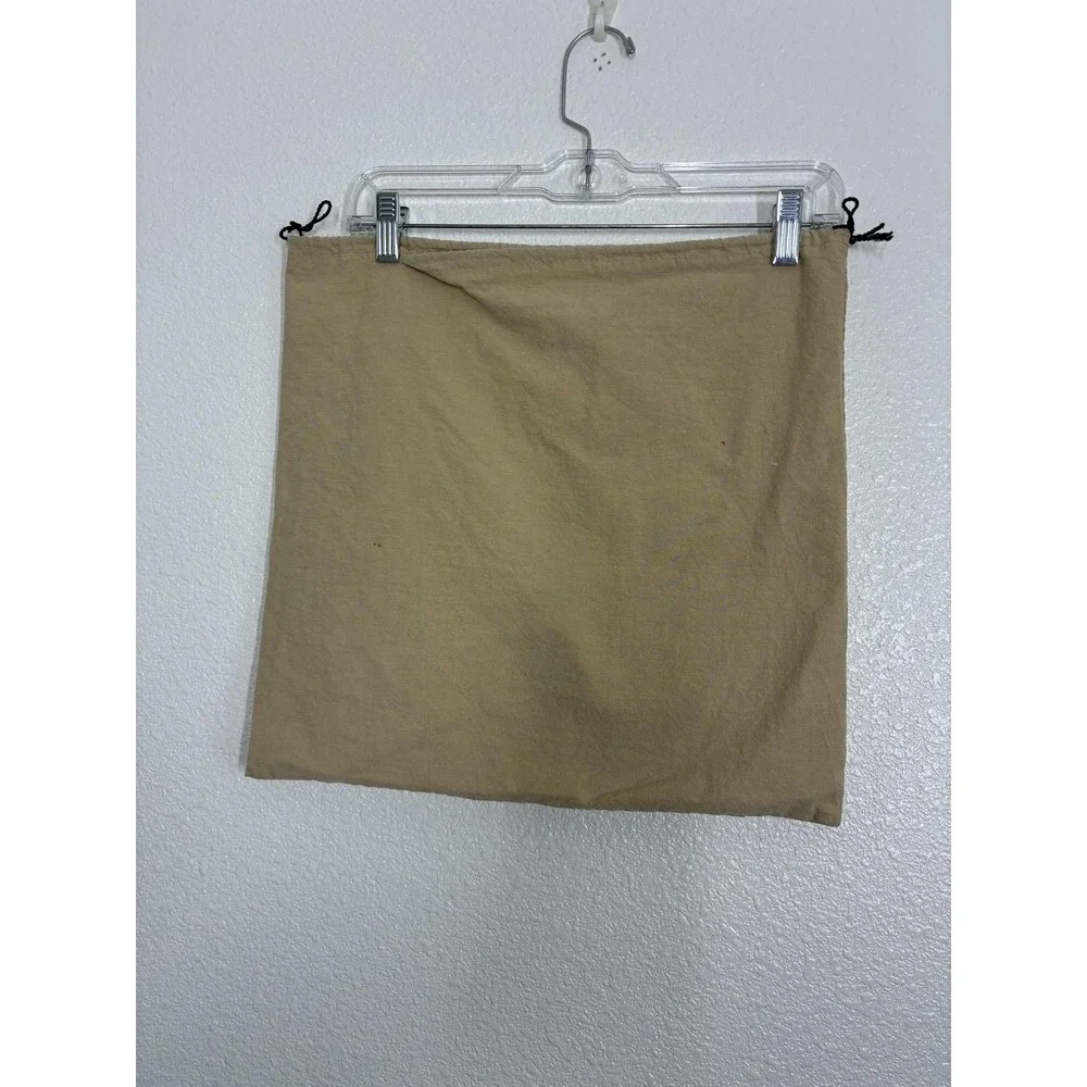 Burberry Dust Bag Womens One Size Beige Canvas Logo Drawstring Storage Pouch - Picture 11 of 14